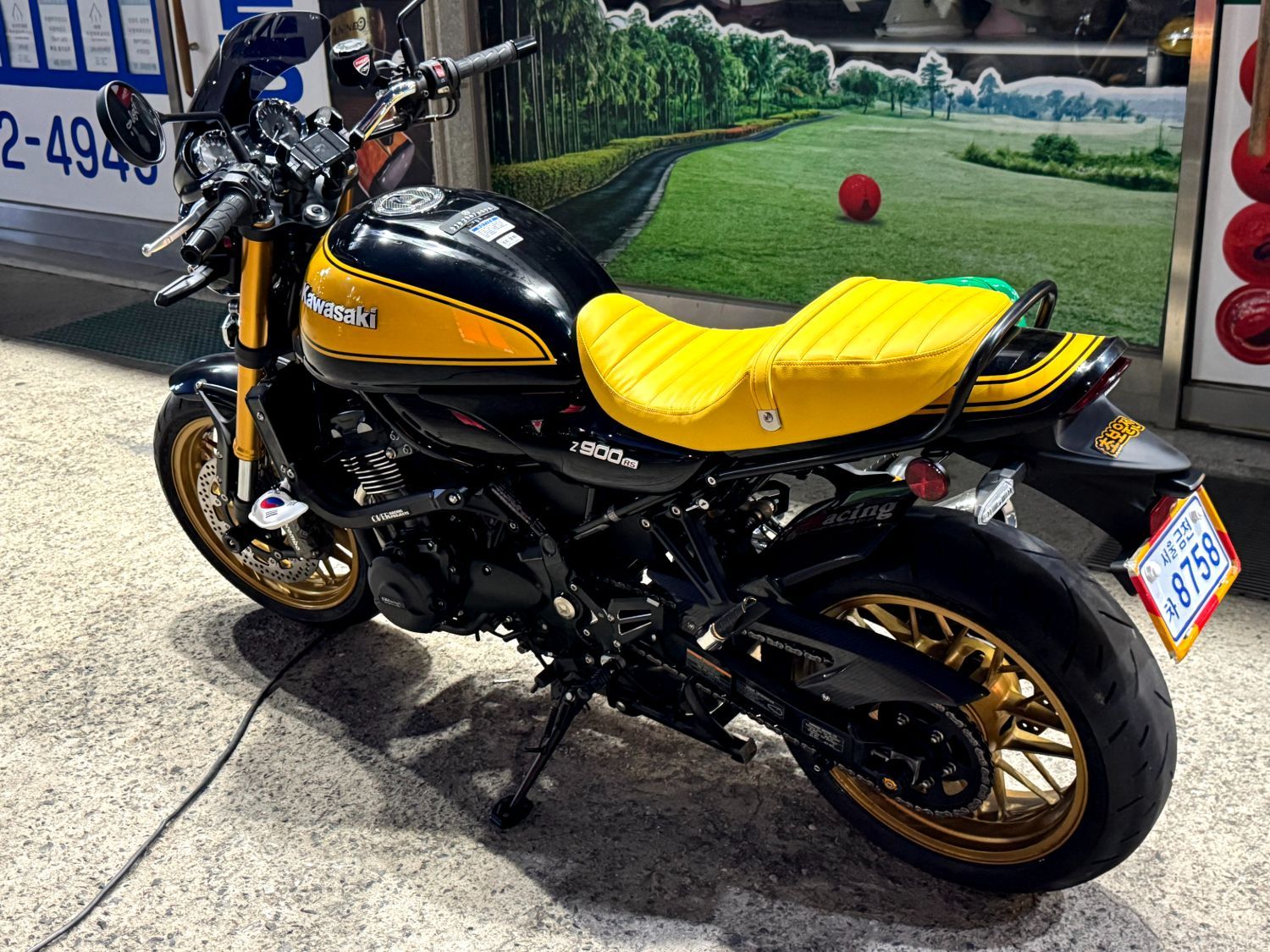 가와사키 Z 900 RS SE 2023 옐로 사진 4